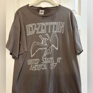 Vintage Led Zeppelin cotton T-shirt Sz Large ✅